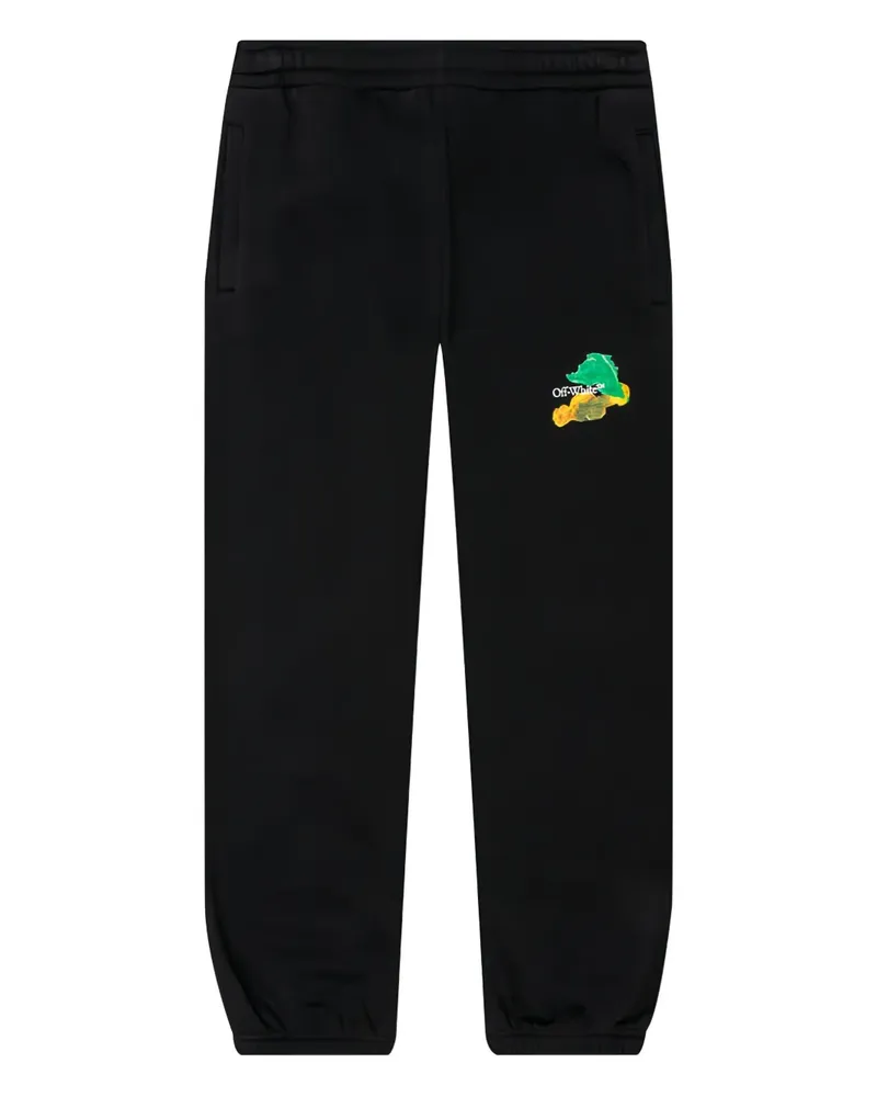OFF-WHITE Brush Arrow Jogginghose - Schwarz Schwarz