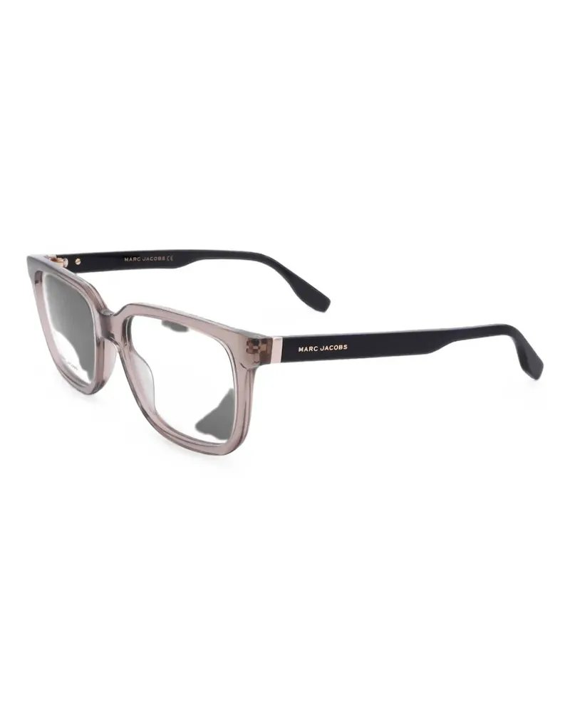 Marc Jacobs Brille mit eckigem Gestell - Nude Nude