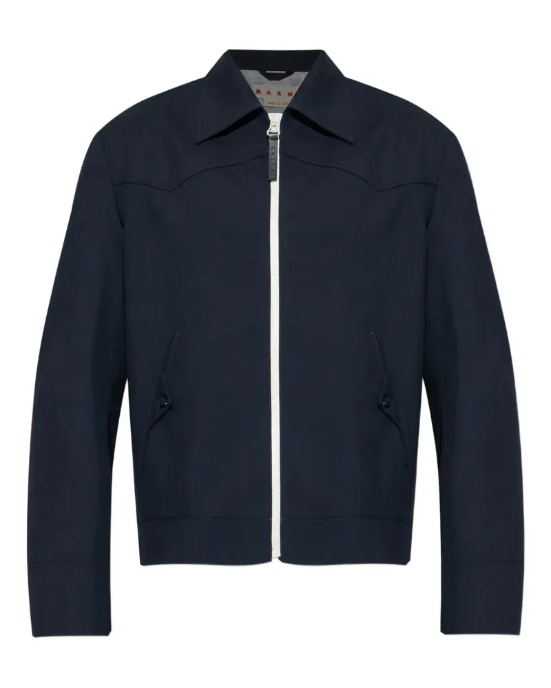 Marni zip-up jacket - Blau Blau