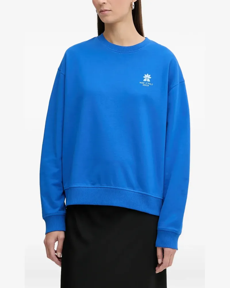 Marc O'Polo Sweatshirt mit grafischem Print - Blau Blau