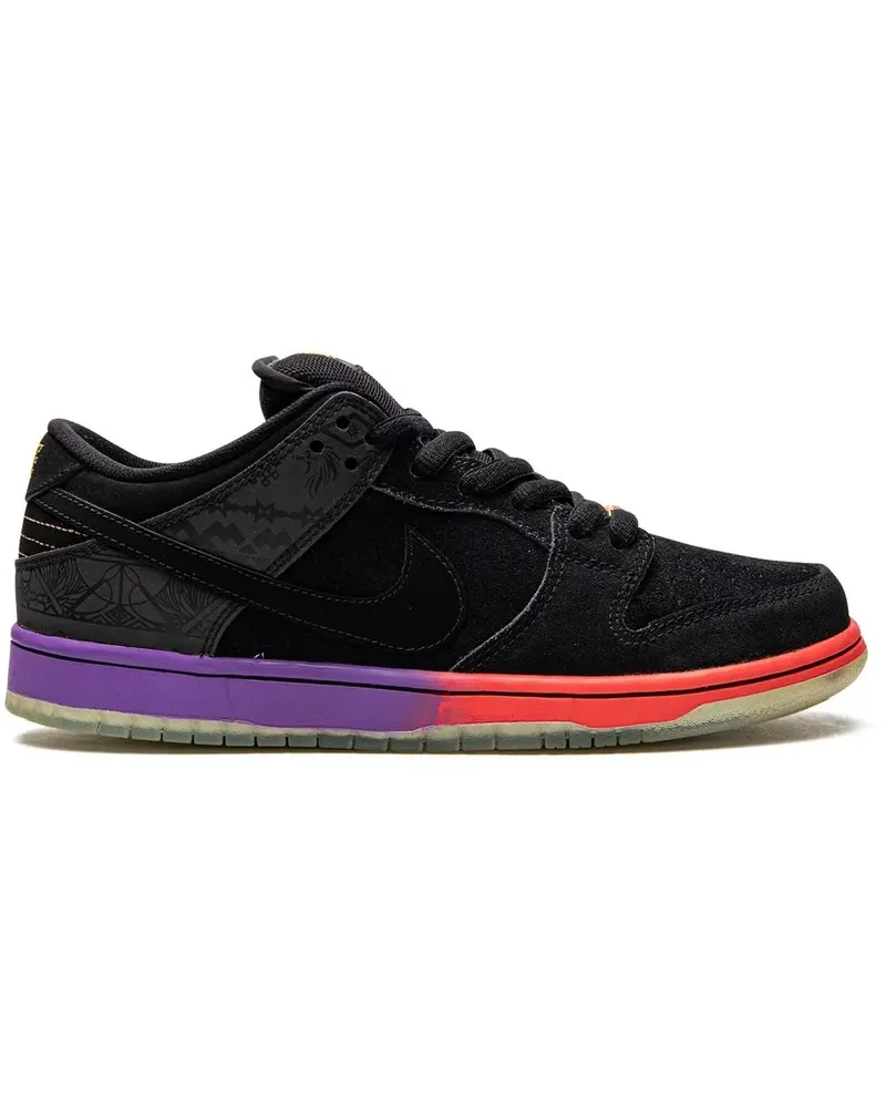 Nike SB Dunk Low Premium QS Sneakers - Schwarz Schwarz
