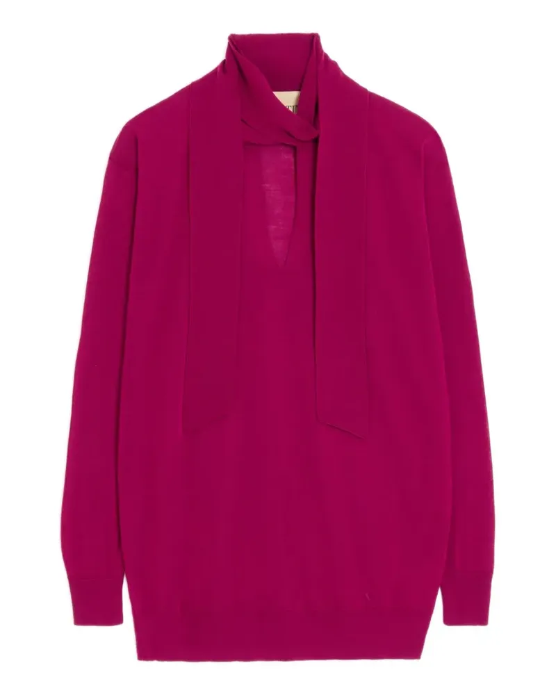 Valentino Garavani Pullover mit Schal - Rosa Rosa
