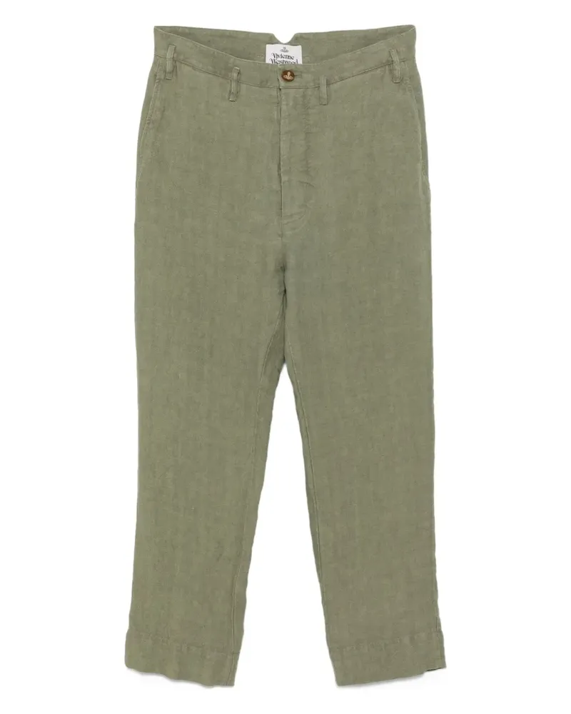 Vivienne Westwood Hose aus Leinen - Grün Grün