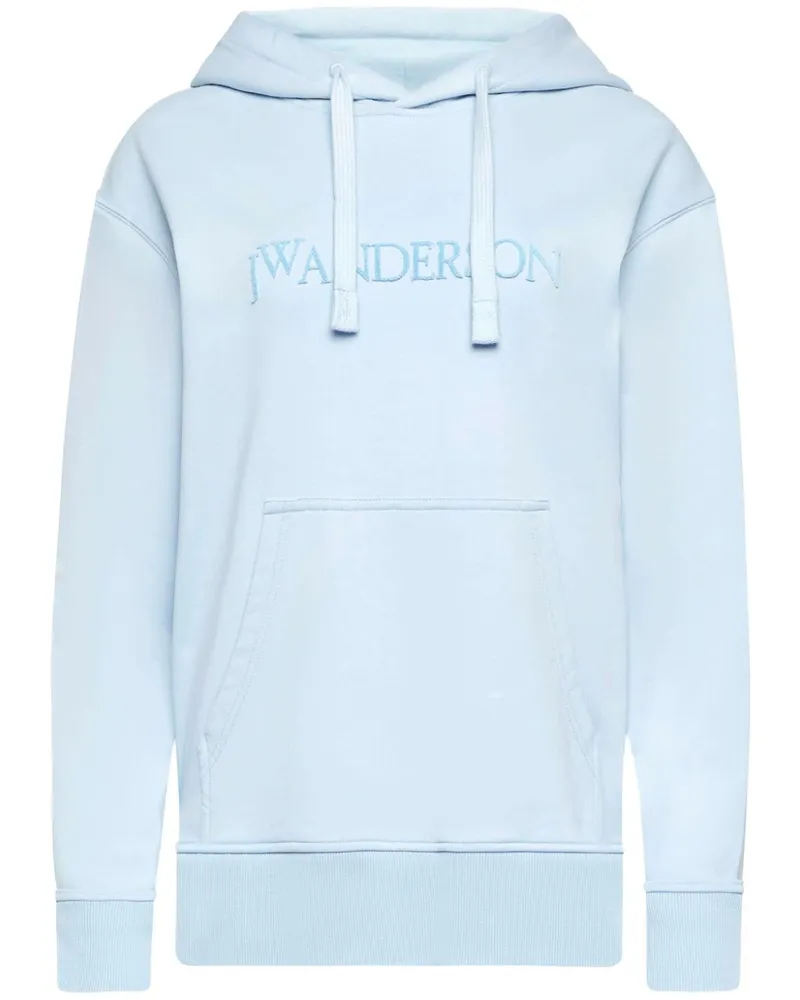 J.W.Anderson Hoodie mit Logo-Stickerei - Blau Blau