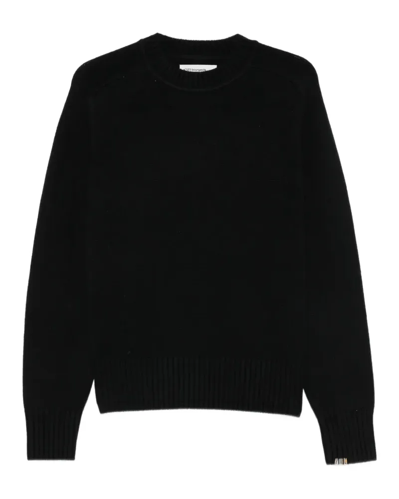 extreme cashmere Bourgeois Pullover mit rundem Ausschnitt - Schwarz Schwarz