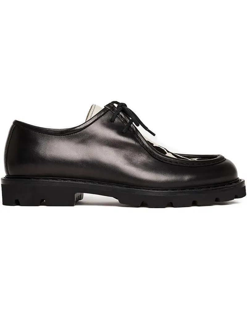 Scarosso Damiano Derby-Schuhe - Schwarz Schwarz