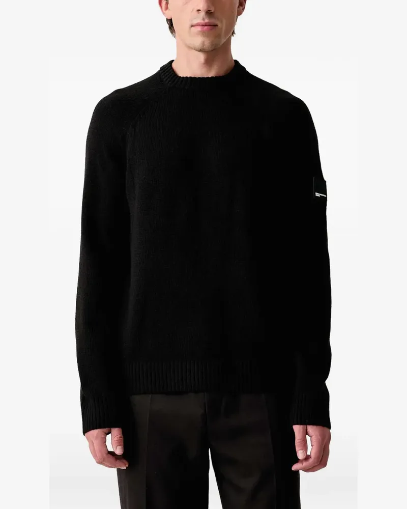Karl Lagerfeld Pullover mit Raglanärmeln - Schwarz Schwarz