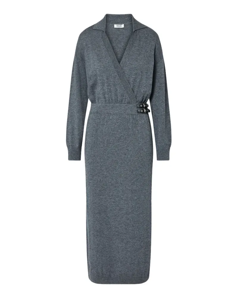 Liu Jo Gestricktes Minikleid - Grau Grau