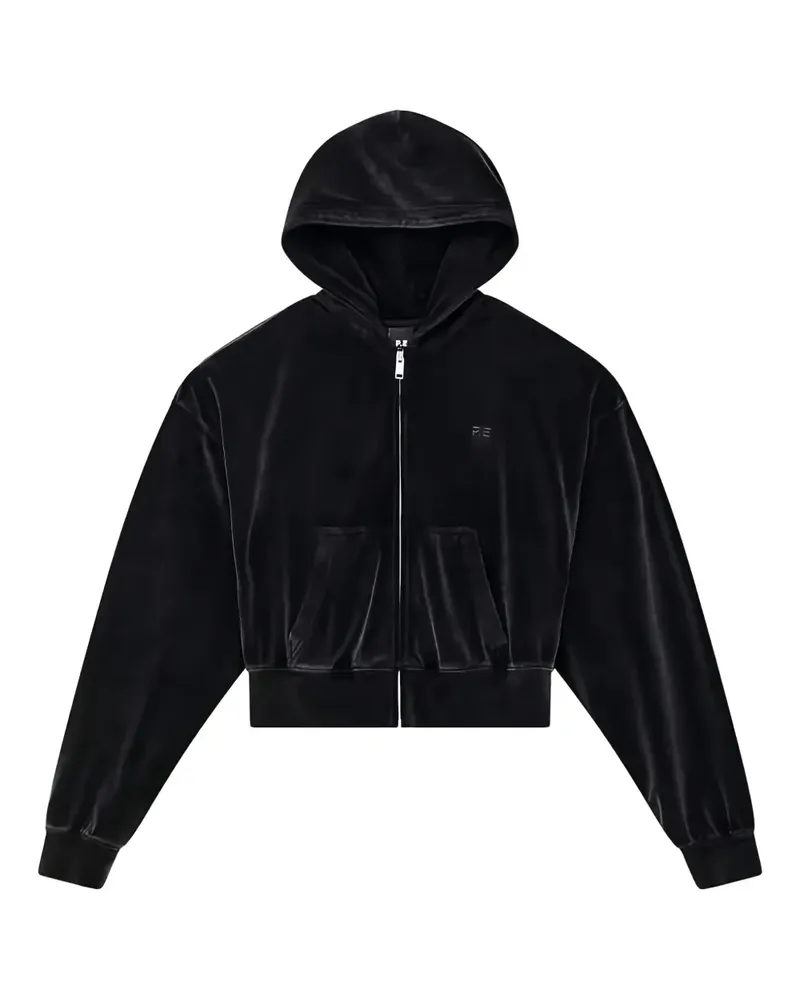 P.E. NATION Kapuzenjacke mit Reißverschluss - Schwarz Schwarz