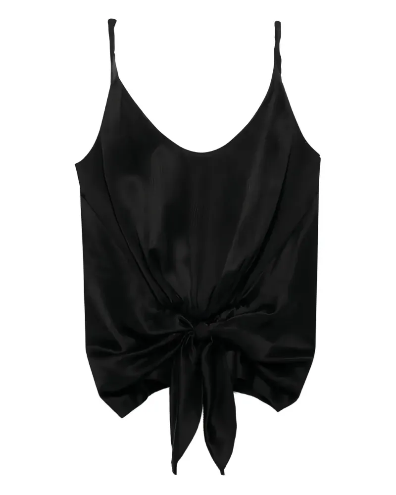 J.W.Anderson Geknotetes Oberteil mit V-Ausschnitt - Schwarz Schwarz