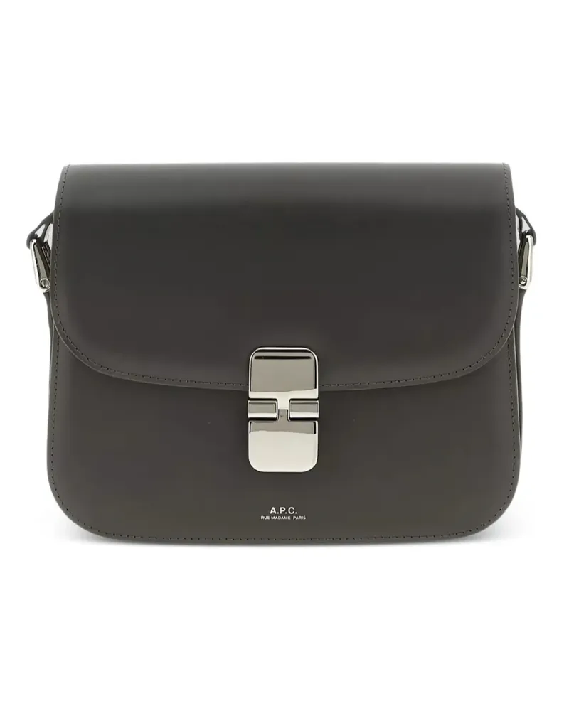 A.P.C. small Grace shoulder bag - Grau Grau
