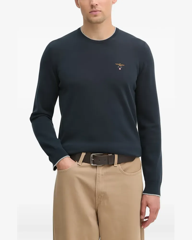 Aeronautica Militare Pullover mit Logo-Detail - Blau Blau