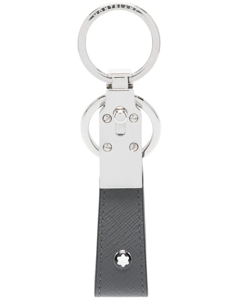Montblanc Sartorial Schlüsselanhänger mit Logo-Schild Grau