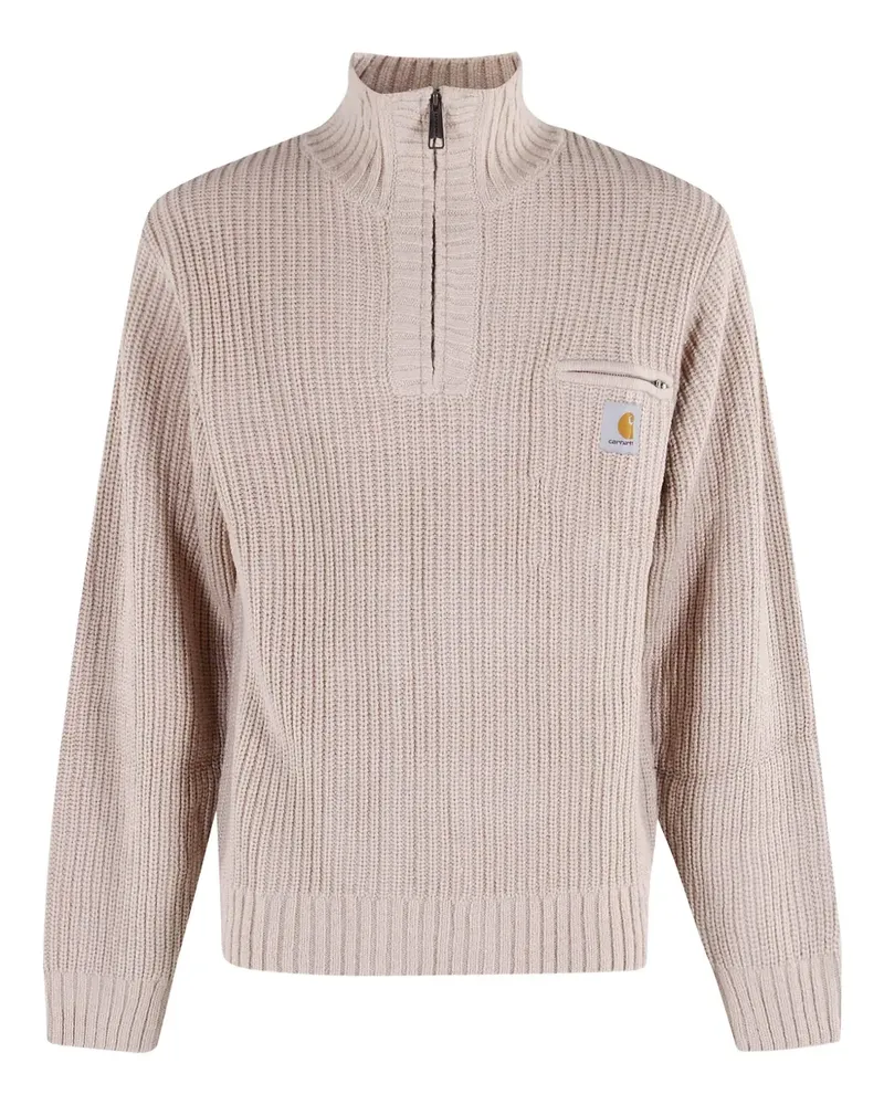Carhartt WIP Detroit Pullover mit Reißverschlusstasche - Nude Nude
