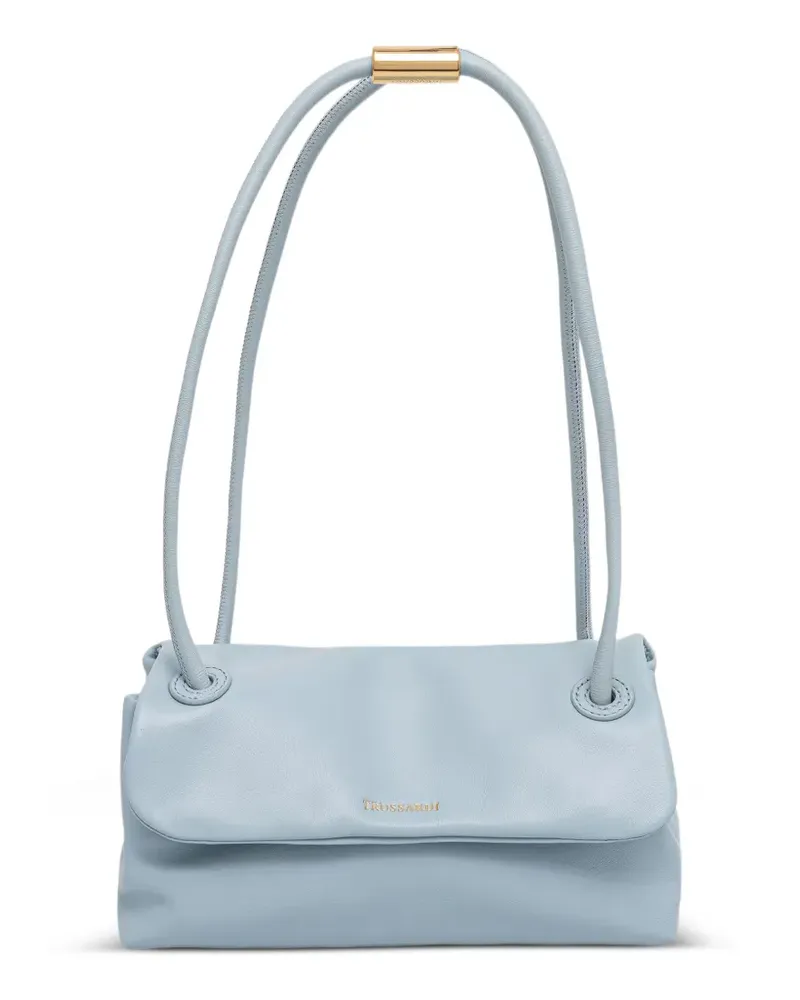 Trussardi Mini Tote Bag mit Logo-Print - Blau Blau