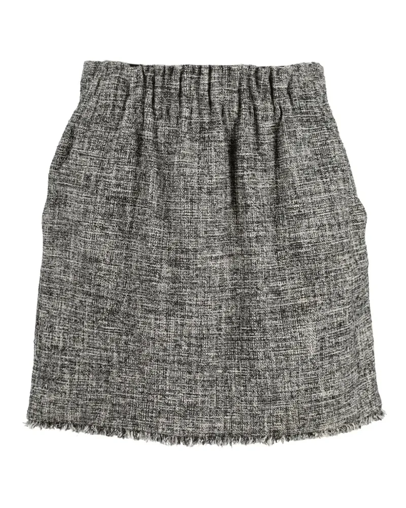 MSGM elasticated-waist mini skirt - Grau Grau