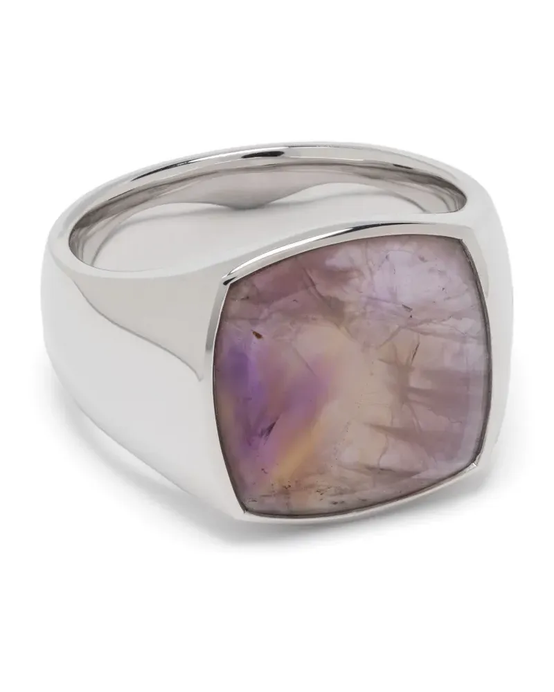 Tom Wood Cushion Sakura ring - Silber Silber