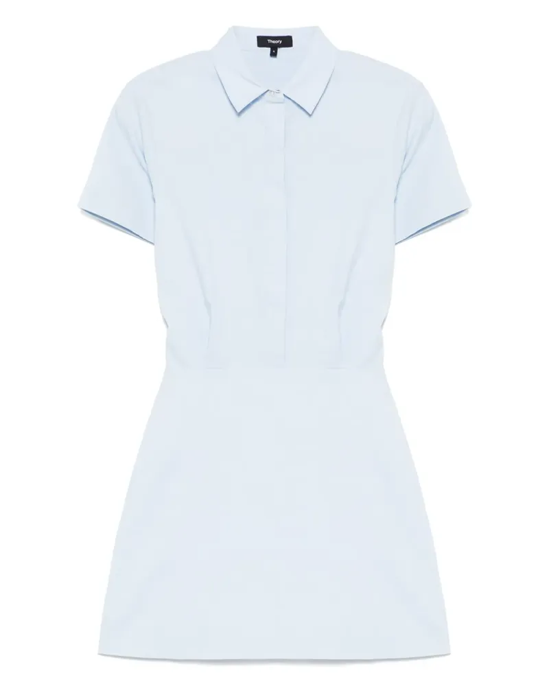 Theory Kleid in A-Linie - Blau Blau