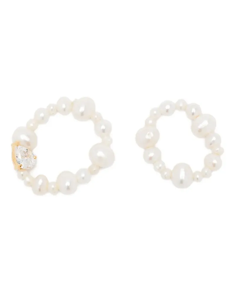 Completedworks The Exposure of Time ring (set of two) - Gold Gold