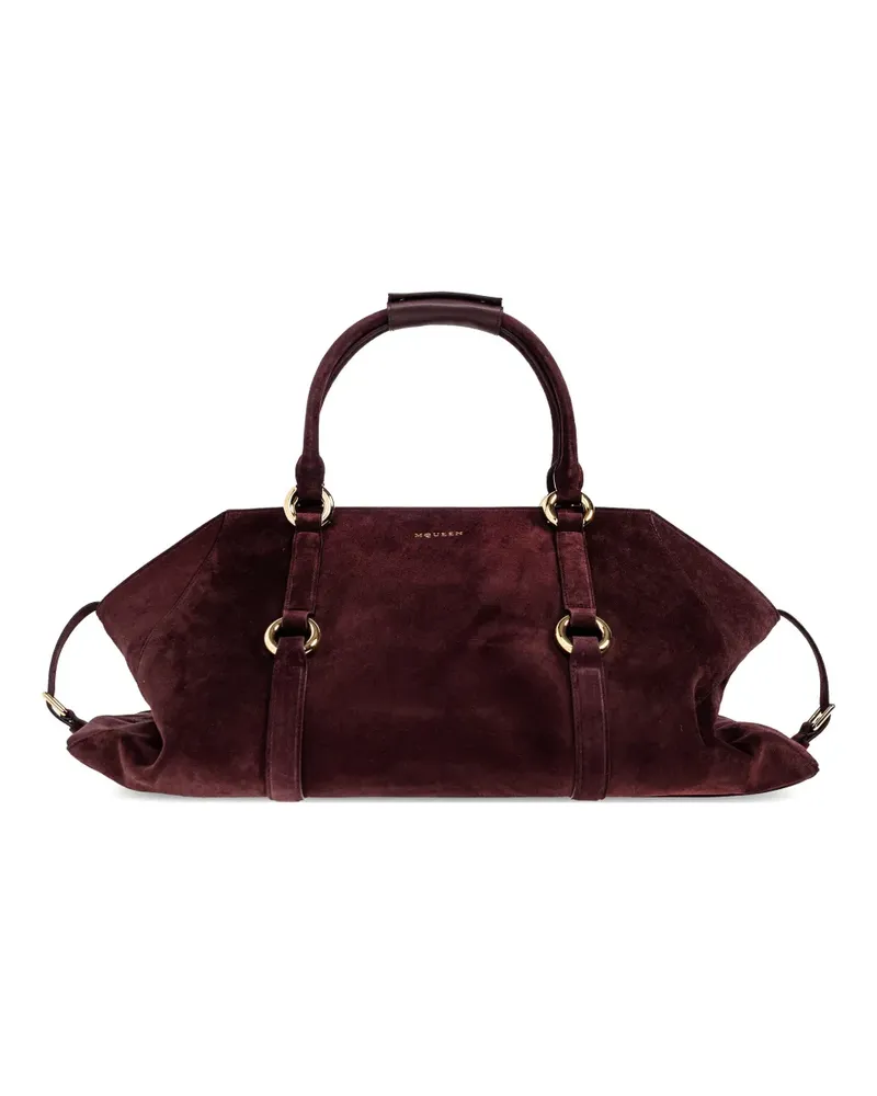 Alexander McQueen ring-detail holdall - Rot Rot