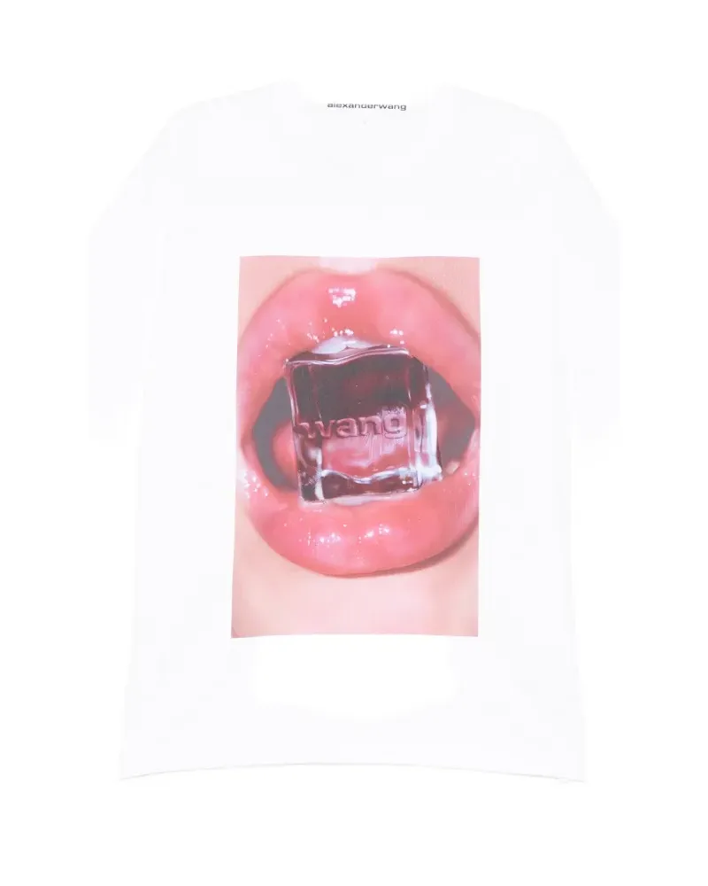 Alexander Wang graphic T-shirt - Weiß Weiß