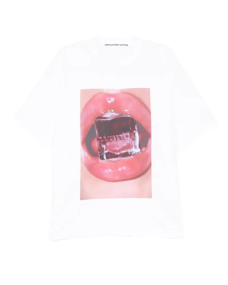 Alexander Wang graphic T-shirt - Weiß Weiß