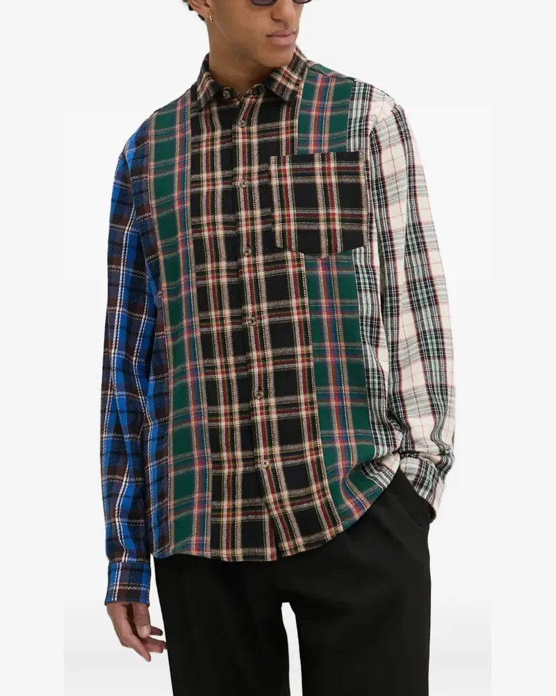 Desigual plaid-pattern shirt - Schwarz Schwarz
