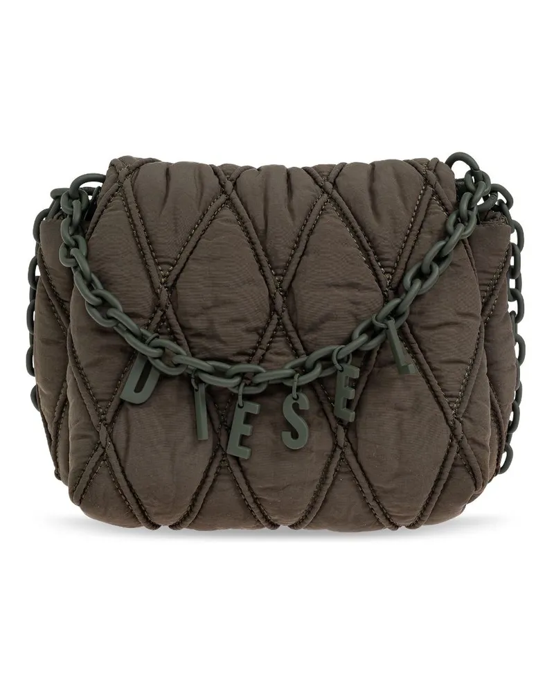 Diesel Charm-D Schultertasche - Braun Braun