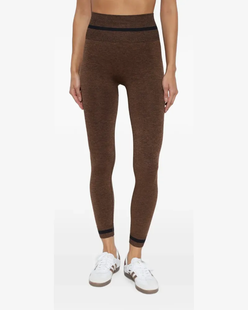The Upside Marle Leggings mit gestreiftem Besatz - Braun Braun