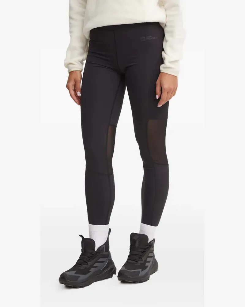 Jack Wolfskin Kensteig mesh panel trousers - Schwarz Schwarz