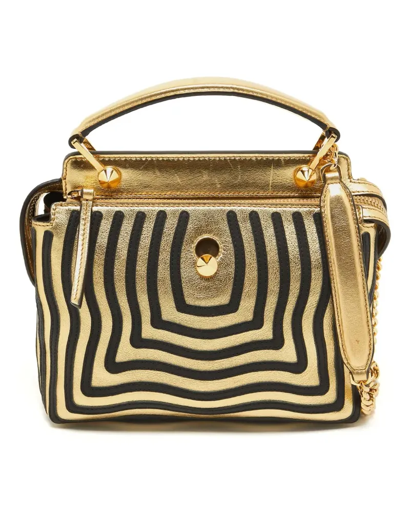Fendi 2017 kleine Dotcom Tasche - Gold Gold