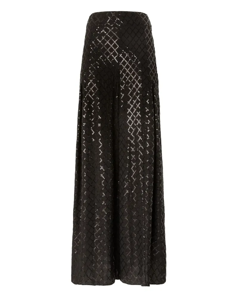 Genny Hose mit Pailletten - Schwarz Schwarz
