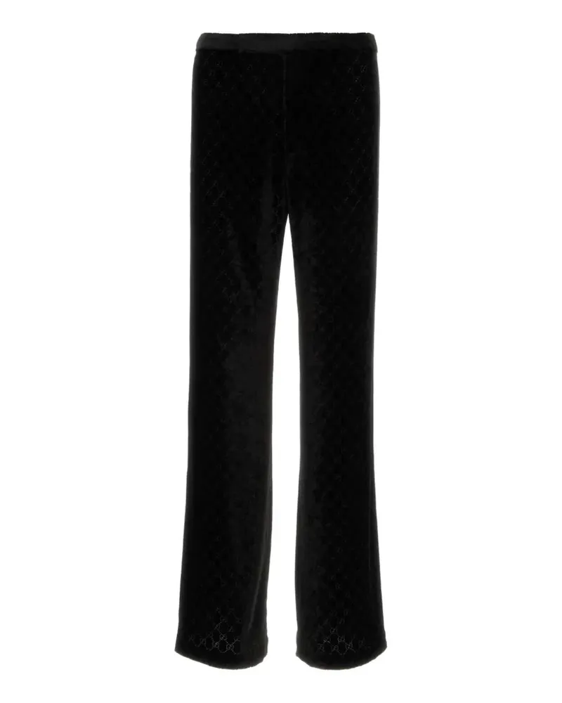 Gucci velvet gg trousers - Schwarz Schwarz