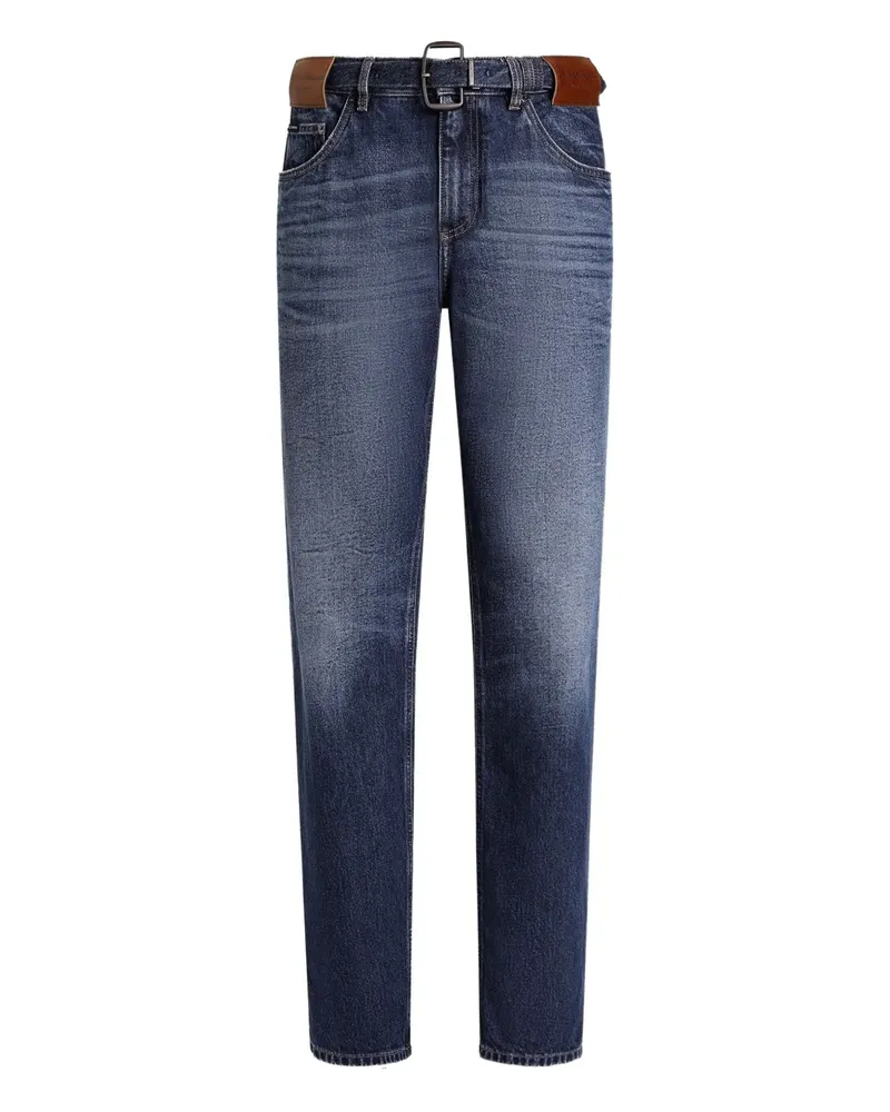 Dolce & Gabbana Jeans mit Gürtel - Blau Blau