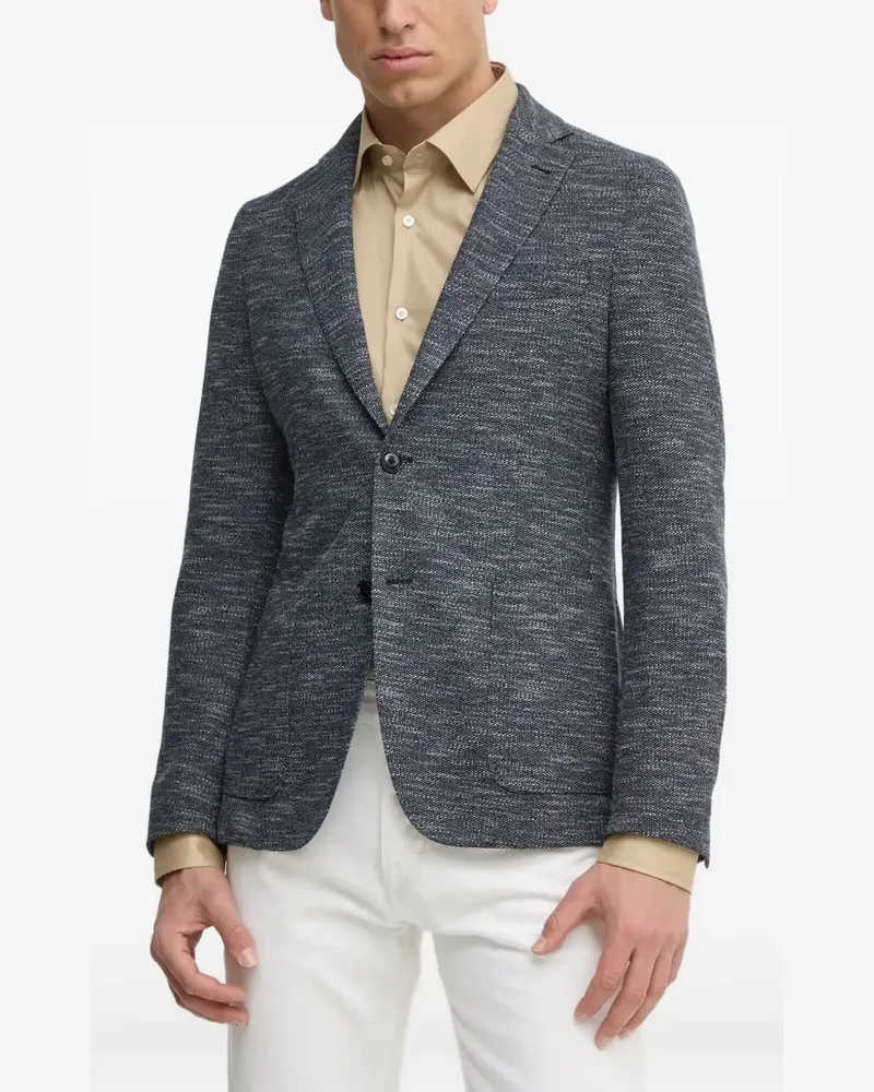 HUGO BOSS Sakko mit abnehmbarer Kapuze - Blau Blau