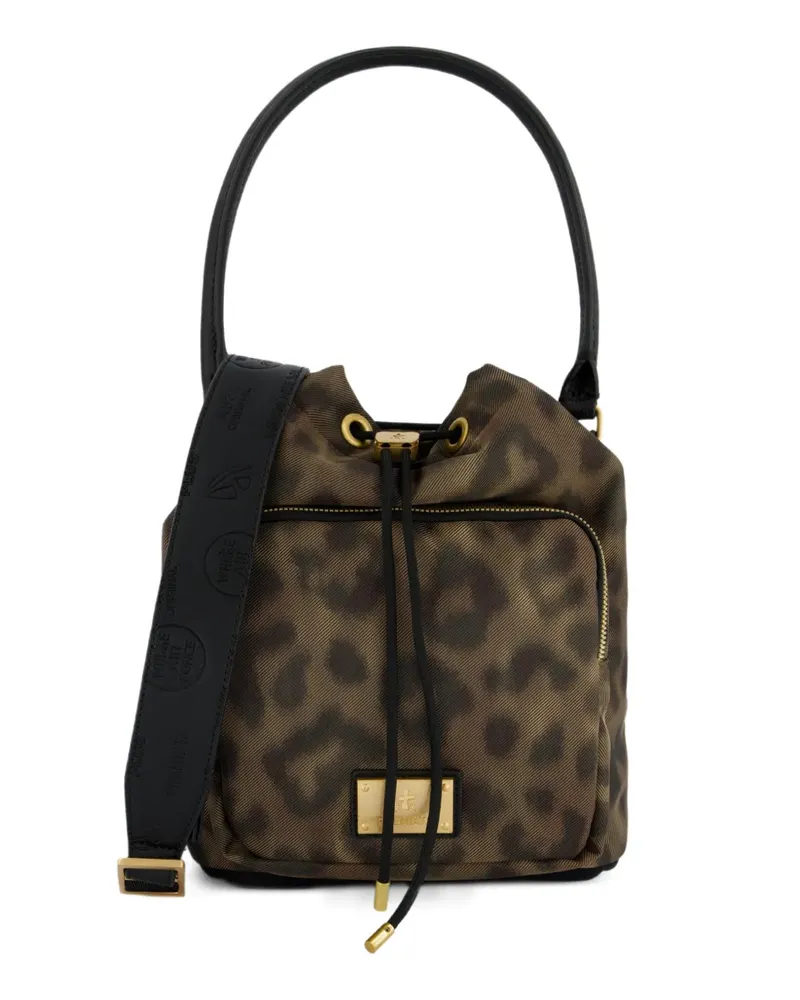 Premiata Beuteltasche mit Leopardenprint - Braun Braun