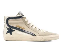Slide Sneakers mit Stern-Patch - Nude