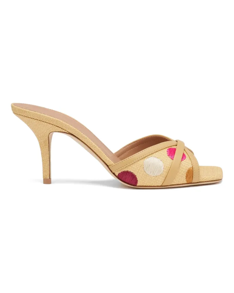 Malone Souliers Perla polka-dot sandals - Nude Nude