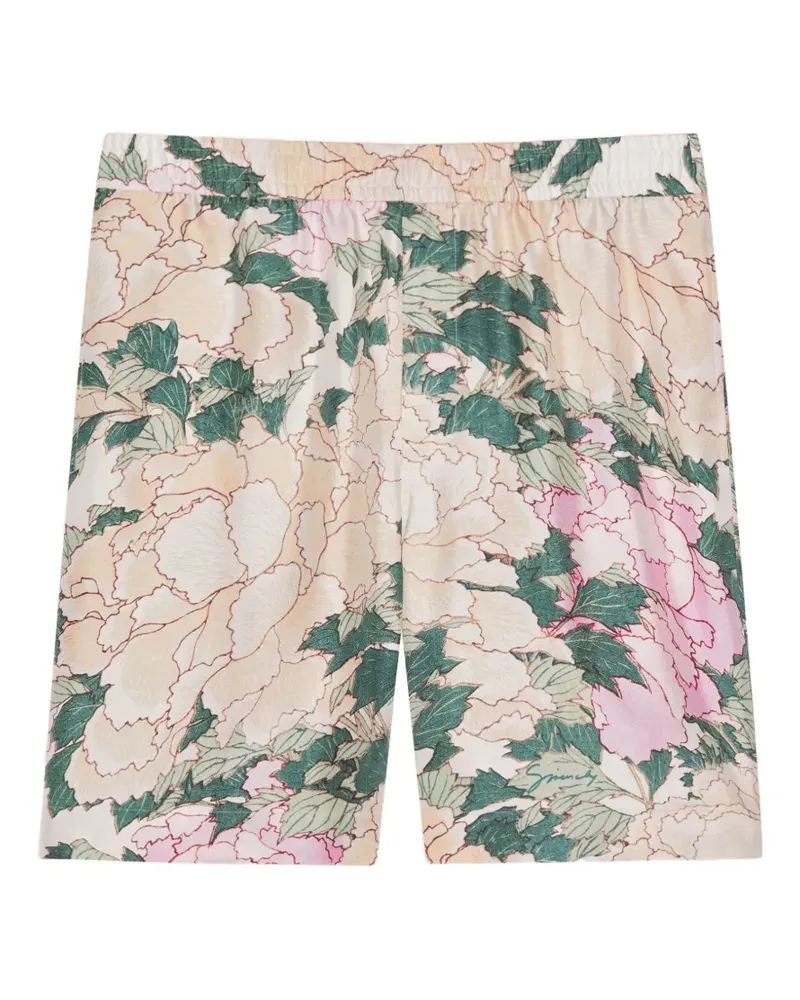 Givenchy Pastel Flowers Seidenshorts - Nude Nude