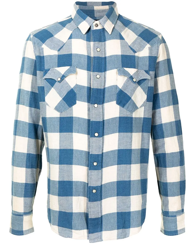 Ralph Lauren Hemd mit Vichy-Karo - Blau Blau