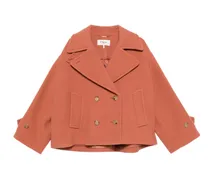Kurzmantel im Oversized-Look - Orange