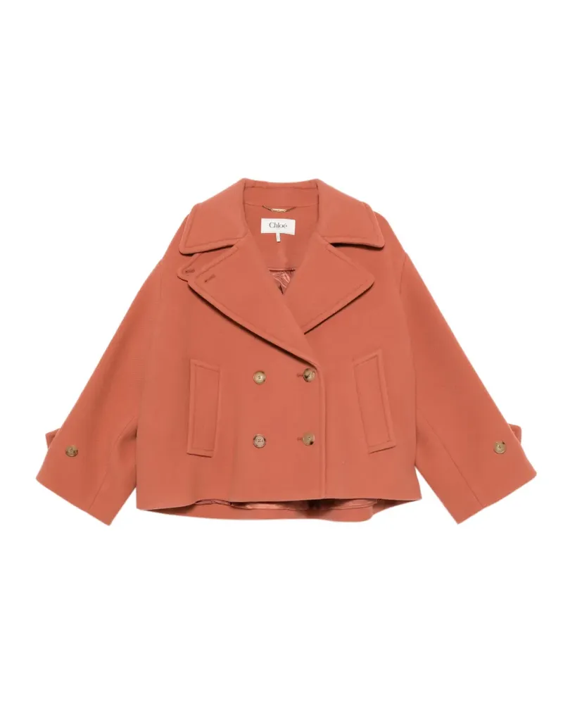 Chloé Cabanjacke im Oversized-Look - Orange Orange