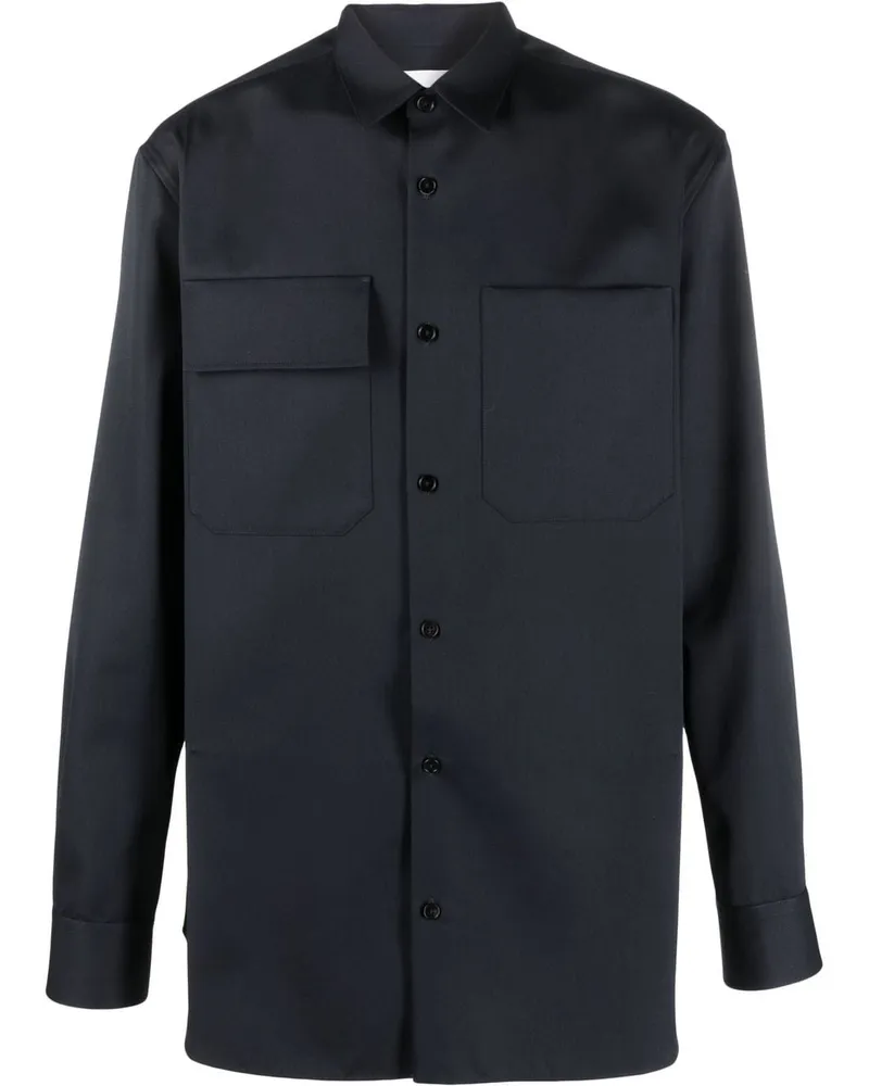 Jil Sander Klassisches Hemd - Blau Blau