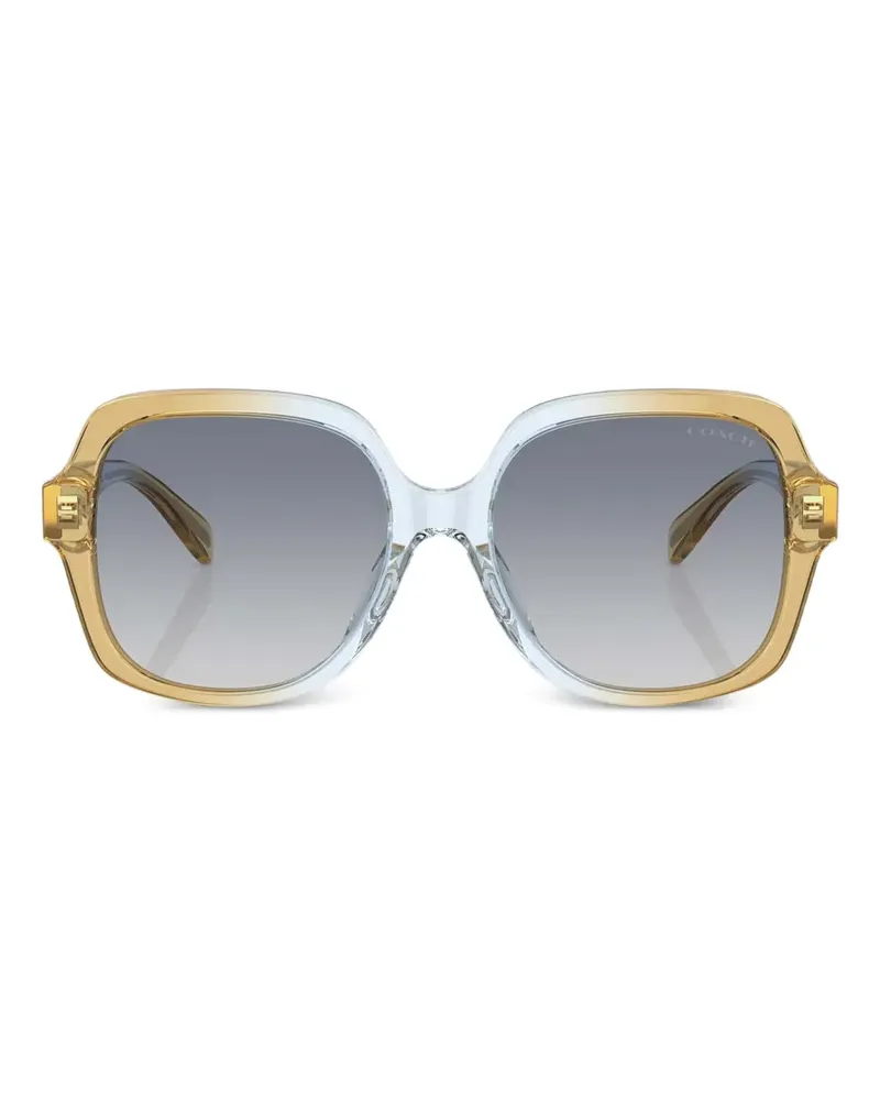 Coach gradient-lenses square-frame sunglasses - Blau Blau