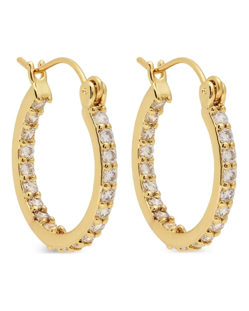 CRYSTAL HAZE Mini Serena Creolen mit Kristallen - Gold Gold