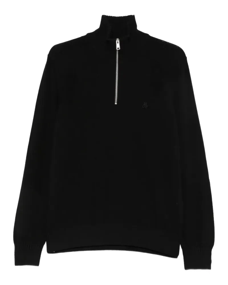 Marc O'Polo quarter-zip knitted sweater - Schwarz Schwarz