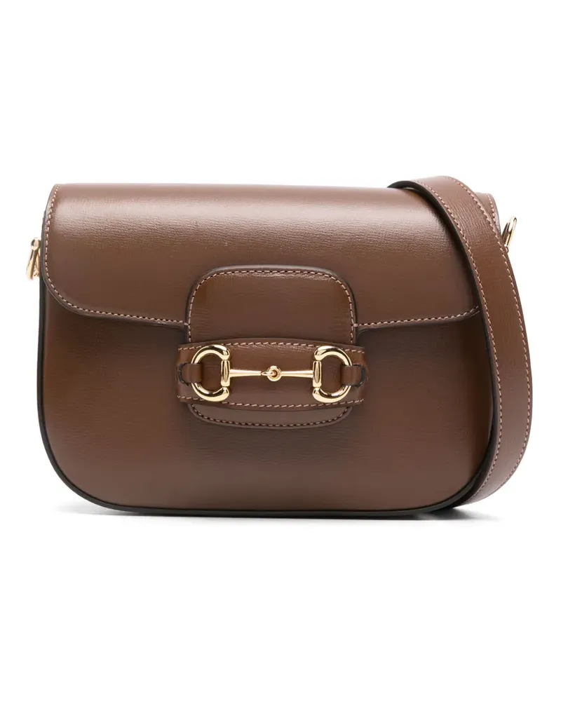 Gucci Mini Horsebit 1955 Schultertasche - Braun Braun