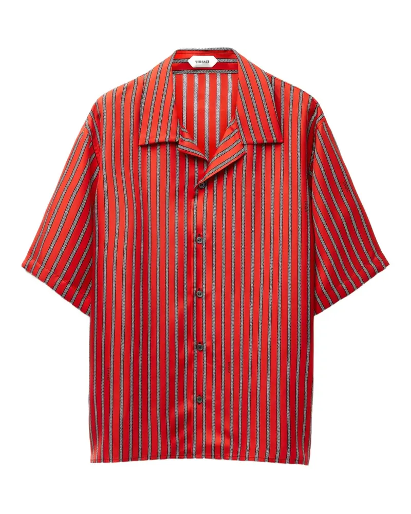Versace Hemd mit Print - Rot Rot