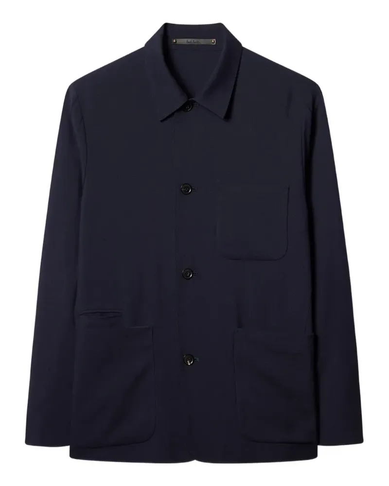 Paul Smith Hemdjacke mit Brusttasche - Blau Blau