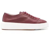 Sneakers mit Plateau - Rot